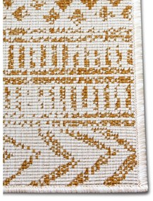 Tappeto per esterni ocra-giallo-bianco 120x170 cm Biri - NORTHRUGS