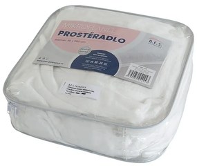 Lenzuolo di microflanella bianco 180x200 cm Exclusive - B.E.S.