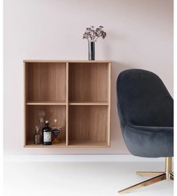 Libreria a parete rivestita in rovere 025 Mistral - Hammel Furniture