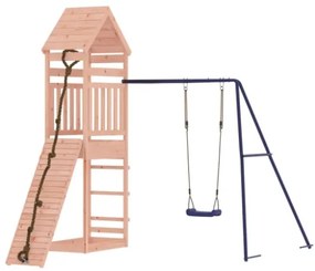 Set da Gioco da Esterno in Legno Massello di Douglas