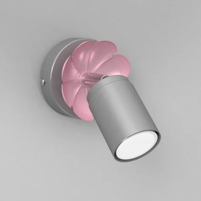 Faretto da muro FLOWER 1xGU10/8W/230V cromo opaco