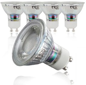 B.K.Licht - Confezione da 5 lampadine LED GU10/5W/230V 3000K