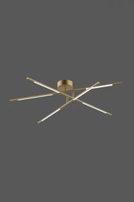 Lampadario a soffitto 6 luci tabular mx18001070-6agld oro