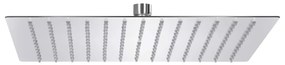 Testa Doccia A Pioggia İn Acciaio Inox 304 30x30cm Quadrata /