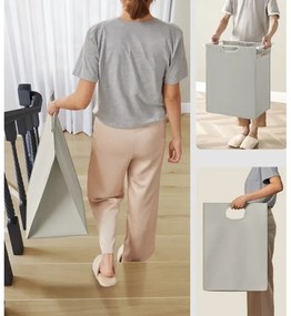 Cesto porta biancheria REX bianco