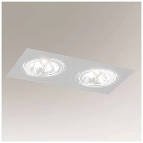 Shilo 7328 - Lampada da incasso KOMORO 2xGU10/15W/230V bianca