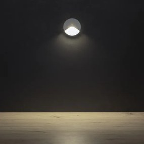 Kanlux 39135 - Lampada LED per scale con sensore EXIN 2,5W/230V 4000K IP65 rotonda bianca