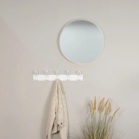 Attaccapanni da parete bianco in metallo 70 cm Miles – Spinder Design