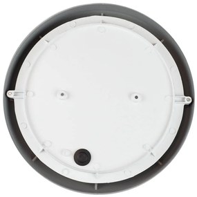 Plafoniera da Esterno E27 Grigia IP54 Ø258mm con Griglia Colore Grigio