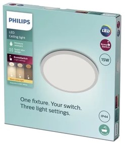 Philips - Lampada LED da bagno dimmerabile SCENE SWITCH LED/15W/230V IP44