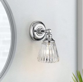 Quintiesse QN-KEYNES1-BATH-LED Applique da bagno KEYNES 1xG9/3W/230V IP44, cromo lucido