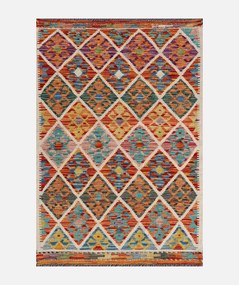 Kilim Tappeto 90 x 120 (Pakistan) Tessuto A Mano