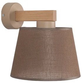 Brilagi - Lampada da parete LATTE SABIA 1xE27/15W/230V pino/marrone