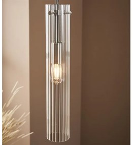 Markslöjd 108112 - Lampadario su filo TUBO 1xE14/40W/230V