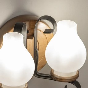 Brilagi - Applique ROATA APLICA 2xE14/40W/230V faggio/noce