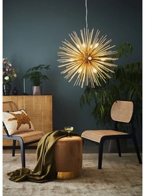 Lampada a sospensione color oro con paralume in metallo 72x72 cm Soleil - Markslöjd