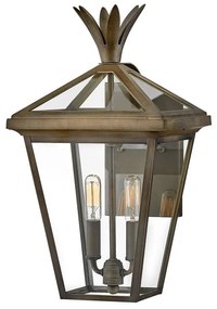 Applique glamour da esterno HK-PALMA-M-BU bronzo IP44 1X E14 ELSTEAD