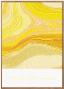 Stampa digitale incorniciata Marble Me Limoncello