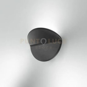 Plug a - applique nero a led 3000k 1800lm 20w dimmerabile