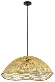 Eglo 390236 - Lampadario a sospensione con filo SAMBUCONA 1xE27/40W/230V diametro 72 cm bambù