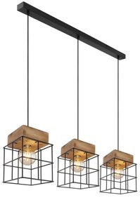 Globo 15530-3H - Lampadario su filo MERRIL 3xE27/60W/230V