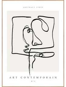 Dipinto 70x100 cm Art Contemporain – Malerifabrikken