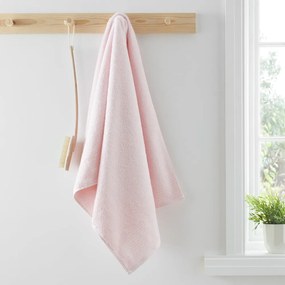 Telo da bagno in cotone rosa 70x120 cm - Bianca