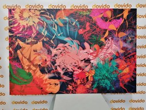 Stampa su tela – Fiori astratti