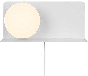 Nordlux - Applique con mensola LILIBETH 1xE14/25W/230V bianco