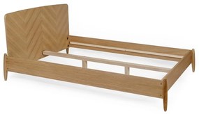 Letto matrimoniale a spina di pesce, 140 x 200 cm Farsta - Woodman