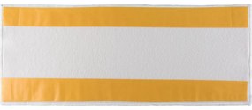 Passatoia per scale color crema-oro in cotone set da 16 pz 25x65 cm Simli Altin - Vitaus