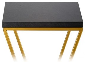 Portafiori LOFT 100x24 cm oro/nero