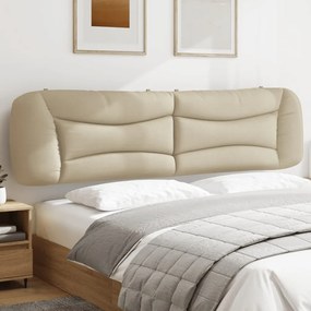 Cuscino Testiera Crema 200 Cm İn Tessuto /