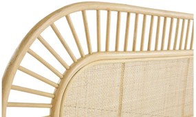 Testata letto in rattan naturale e motivo a intreccio L165 cm BOW