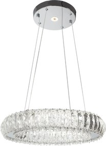 Plafoniera LED in cristallo APP1040-CP + telecomando