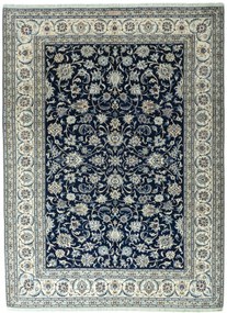 Nain Tappeto persiano 260 x 350 Blu (Iran) Annodato A Mano