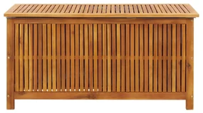 Contenitore da giardino 113x50x58cm in legno massello di acacia