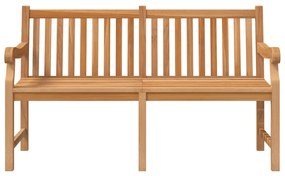 Panca da giardino 150 cm in legno massello di teak