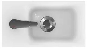 Cersanit S801-218-DSM - Mobile da bagno con lavabo MODUO SLIM 40 cm, bianco lucido