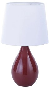 Lampada da tavolo Versa Camy Rosso Ceramica (20 x 35 x 20 cm)