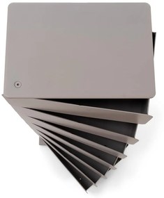 Cassettiera in metallo grigio-beige 37x98,5 cm Joey - Spinder Design
