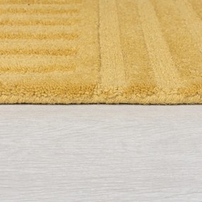 Tappeto in lana gialla 160x230 cm Zen Garden - Flair Rugs