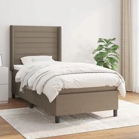 Giroletto A Molle Con Materasso Tortora 100x200 Cm İn Tessuto /