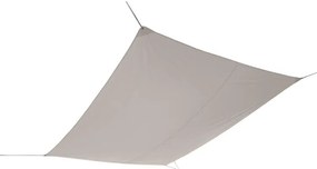 Vela ombreggiante rettangolare marrone 300 x 400 cm