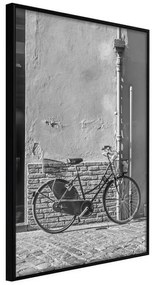 Poster  Bicycle with Black Tires  Cornice Quadri Cornice nera, Larghezza x Altezza Home decor 30x45