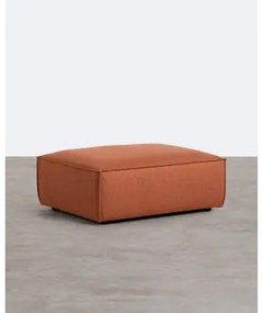 Moduli per il Divano in Tessuto Kilhe Rosso Brick & Pouf - The Masie