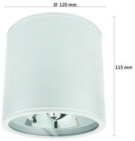 Applique da soffitto IP65 - Bianca