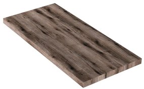 Top per lavabo Kros L 100 x H 4 x P 46 cm rovere fossile truciolare