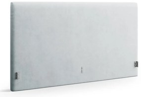 Testiera grigio chiaro in imbottito 210,5x100 cm Remo – Micadoni