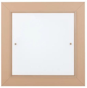 Argon 1871 - Plafoniera TABOR 4xE27/15W/230V 52x52 cm beige